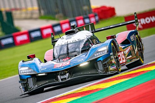 De hypercar Alpine A424 op Spa-Francorchamps