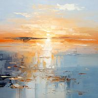 Reflected Sunset | Abstract Sunset