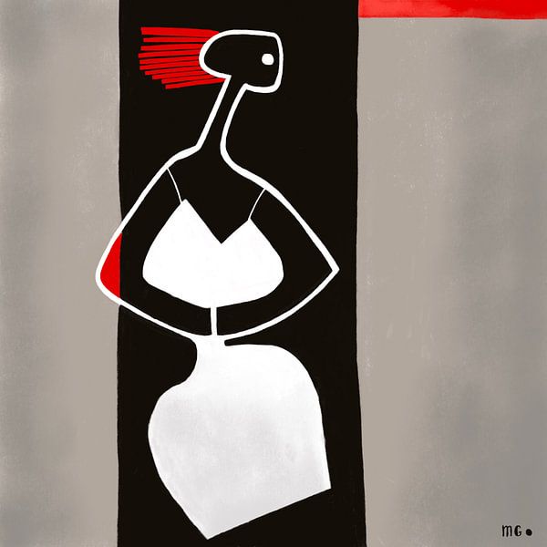 Lady. Hair-style van Martin Groenhout