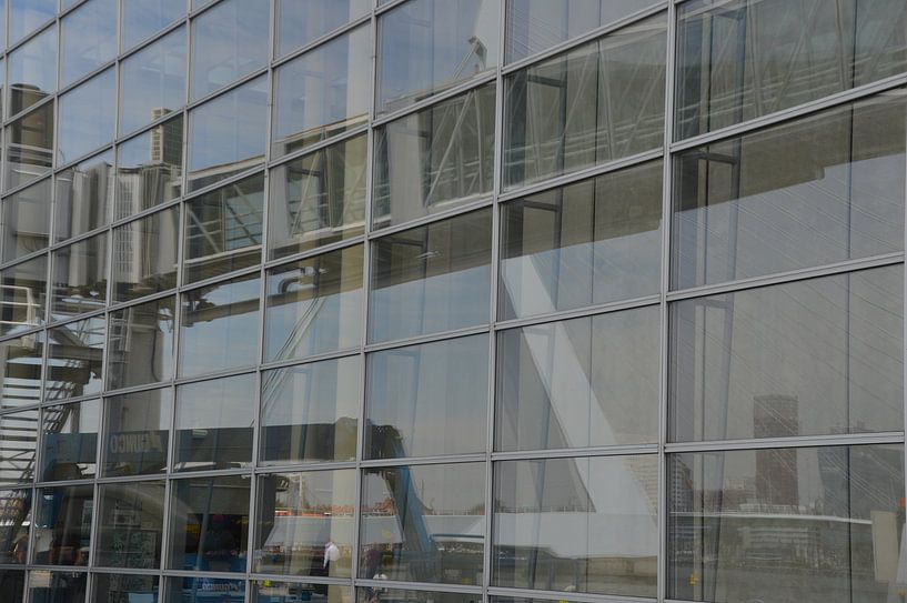 Réflexion Pont Erasmus par Marieke van der Hoek-Vijfvinkel