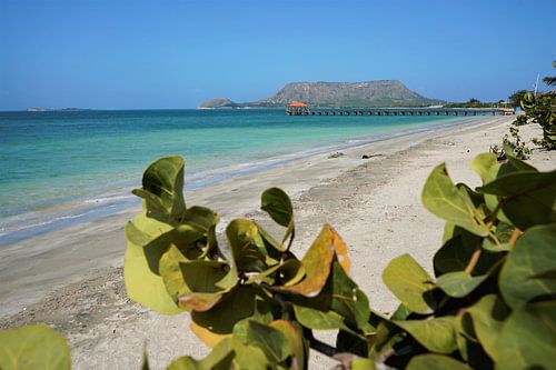 El Morro, la montagne dans l'eau près de Montecristi, République dominicaine