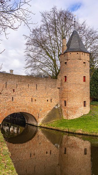 Stadsmuur rondom binnenstad van Amersfoort van Jessica Lokker