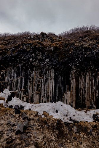 Cascade noire en Islande