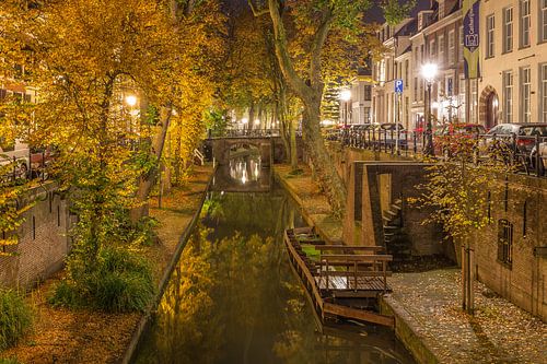 Nieuwegracht in Utrecht am Abend - 10