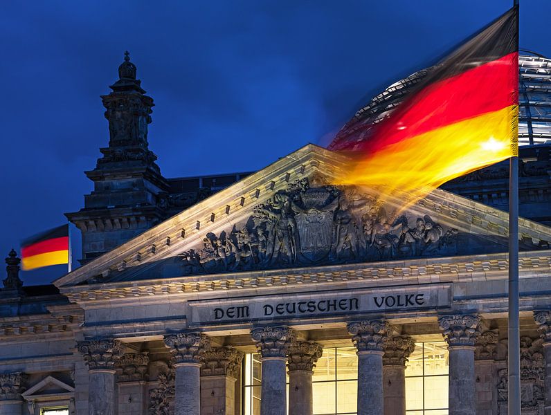 Le bâtiment du Reichstag à Berlin par Frank Herrmann