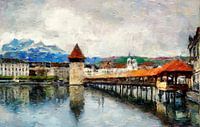 Kapellbrücke Lucerne by Ilya Korzelius thumbnail