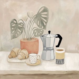 Nature morte au café
