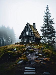 Mystische Herbststimmung in den Bergen