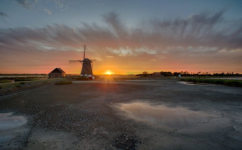 Poldermolen het Noorden op Texel von Johannes Stouten