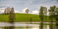 Lovely landscape in the Lusatian Mountains
