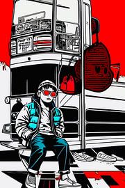 CHILLEN in RED by zam art