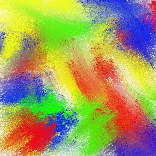 Abstract red blue green yellow