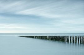 Golfbreker aan de Zeeuwse kust