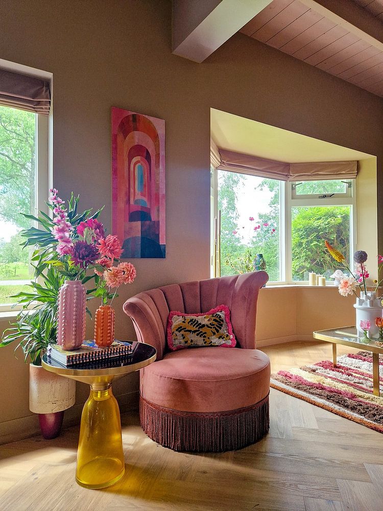 Abstract painting Neon  by Wonderful Art 