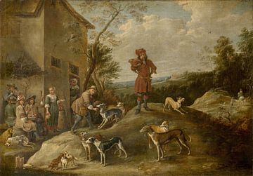 Rustende jagers, David Teniers de Jonge