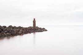 Monument on pier in Zeeland (NL) by RVR Fotografie