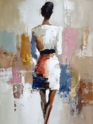 City Walk, abstraktes Porträt von Studio Allee