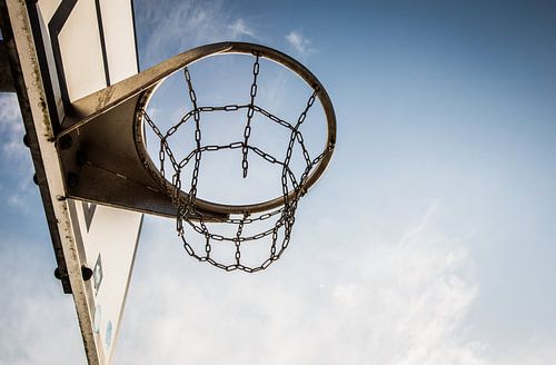 Basket voor basketbal