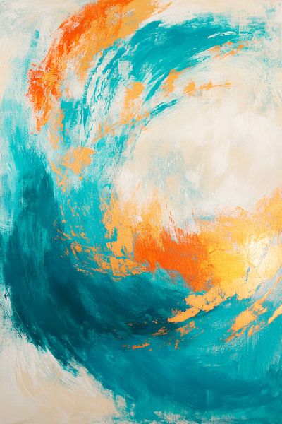 Colour explosion in ocean style by Poster Art Shop