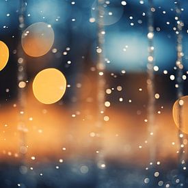 Winter lights in soft bokeh by Daniel Rüttinger