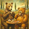 Tea party by Jutta Maria Pusl
