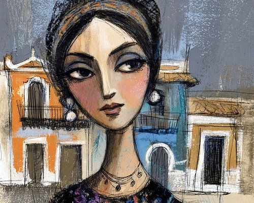 Galapagos Islands painting