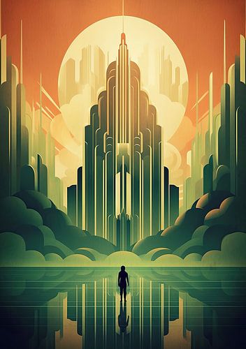 Art Deco Kunstdruk Poster Print Muurkunst