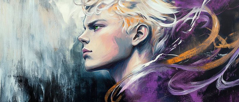 Héros rebelle aux boucles blondes par Poster Art Shop