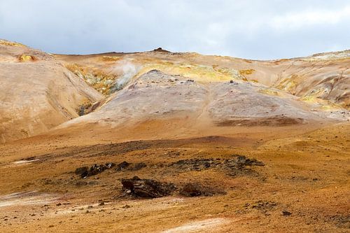 The sulfur fields of Myvatn in Iceland