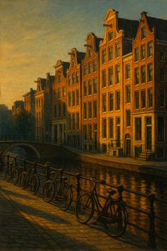Amsterdam Afternoon Glow by Travel Shop