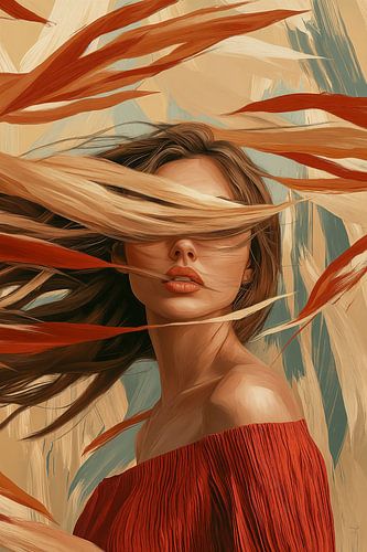 Winddans in Roodtinten