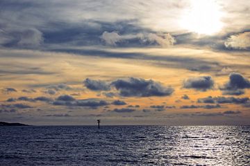 Sunset North Sea III by Miranda van Hulst