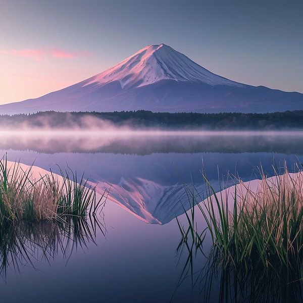 Reflet dans un lac de montagne par fernlichtsicht
