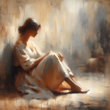 Woman in Silence by FoXo Art