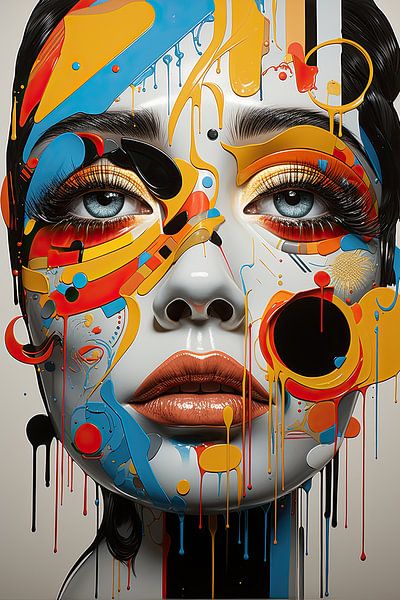 Woman abstract by Bert Nijholt