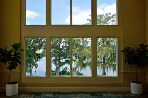 Looking outside