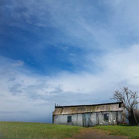 Landschap aan het IJsselmeer van Ina Hoekstra