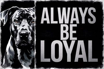 Dog with powerful text by Art & Soul Creations