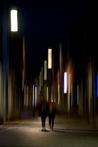 City lights van Jurjen Biesbroek