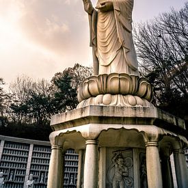 Buddha in Bongeunsa in Seoul von Mickéle Godderis