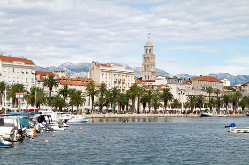 Skyline of Split in Croatia