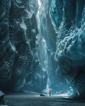 Magische momenten in de gletsjer van fernlichtsicht
