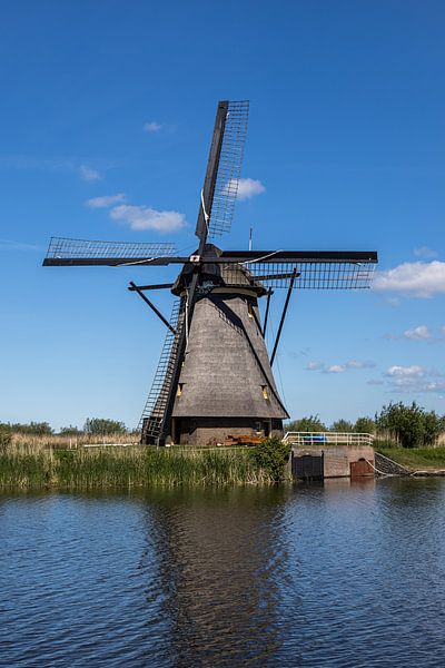 Mill Kinderdijk Holland by Carin IJpelaar