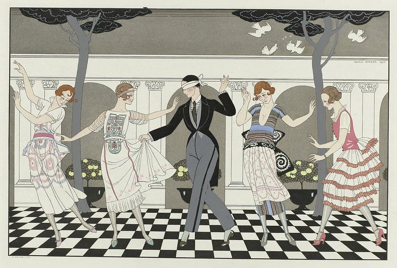 George Barbier – L’Amour est aveugle (1920) von Peter Balan