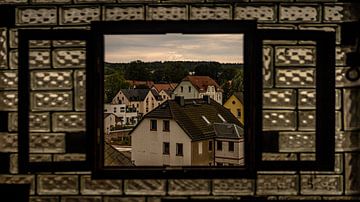 Blick auf Flöha im Erzgebirge von Johnny Flash