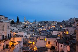 Evening in the old town of Matera, Italy by Marc Venema