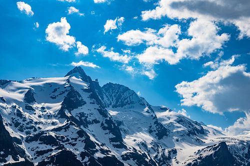 Grossglockner berg in Oostenrijk tijdens de lente