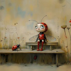 Mariechen is waiting for her boyfriend by Heike Hultsch