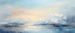 Seascape | Peinture Seascape sur De Mooiste Kunst