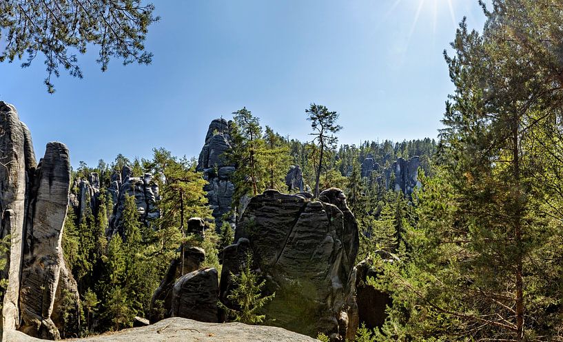 Die Weckelsdorfer Felsenstadt bei Aderbach von Roland Brack